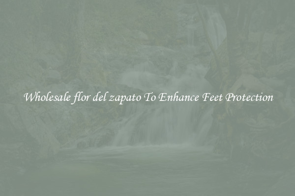 Wholesale flor del zapato To Enhance Feet Protection