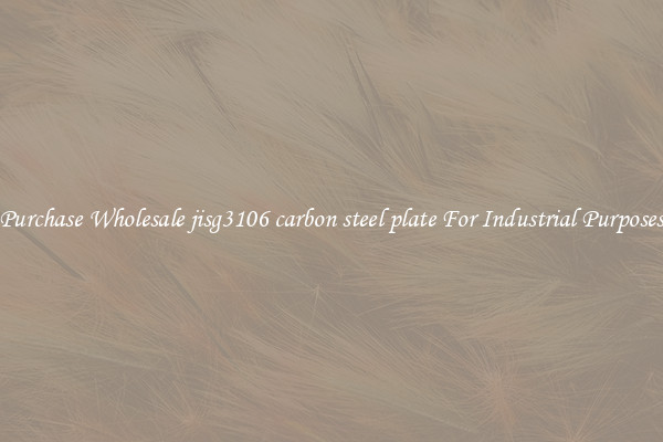 Purchase Wholesale jisg3106 carbon steel plate For Industrial Purposes