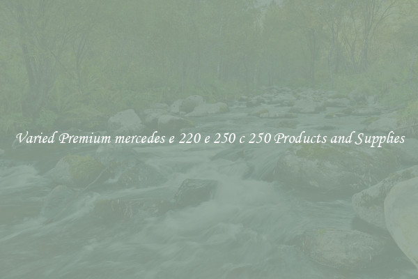 Varied Premium mercedes e 220 e 250 c 250 Products and Supplies