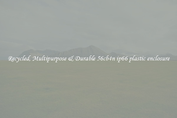 Recycled, Multipurpose & Durable 56cb4n ip66 plastic enclosure