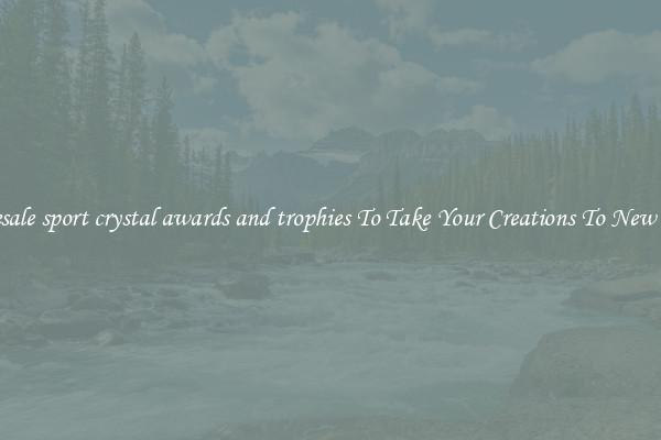 Wholesale sport crystal awards and trophies To Take Your Creations To New Levels